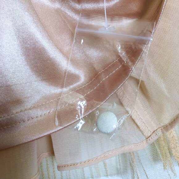 NWT Lush Cream Mesh Overlay Dress - Picture 8 of 8